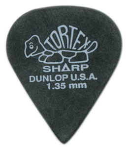   Dunlop 412P1.35 Tortex Sharp Players Pack 1.35  (12 )