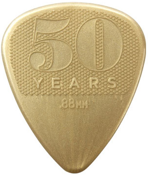   Dunlop 442P.88 50th Anniversary Gold Nylon Pick 0.88 (12 )