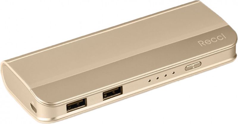   Recci RE-10000 Elegant 10000 mAh Light Gold