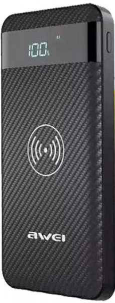   AWEI P55K 10000mAh Wireless Power Bank Black