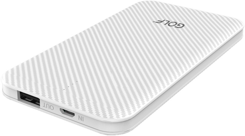   Golf Power Bank 5000 mAh G38 1A Li-pol White