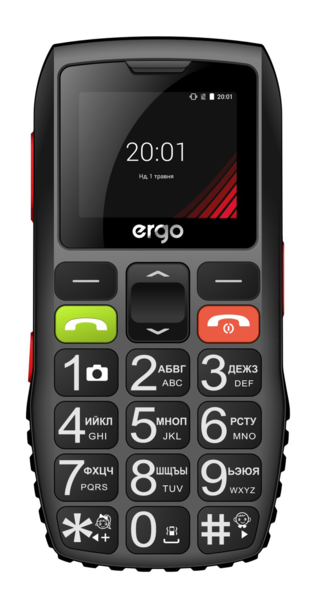   Ergo F184 Respect Dual Sim Black