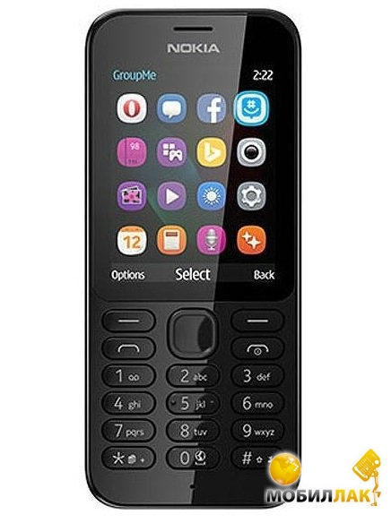   Nokia 222 Dual Sim Black