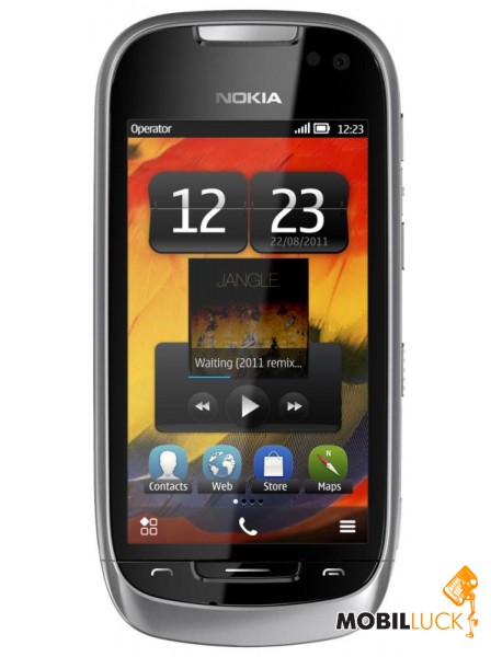  Nokia 701 Silver