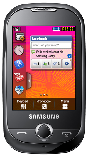 Samsung GT-S3650 Pink