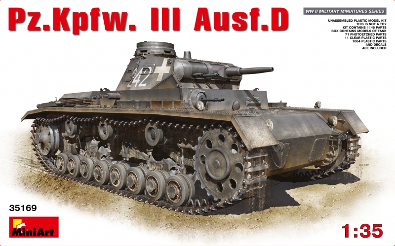  Miniart   Pz.III Ausf D (MA35169)