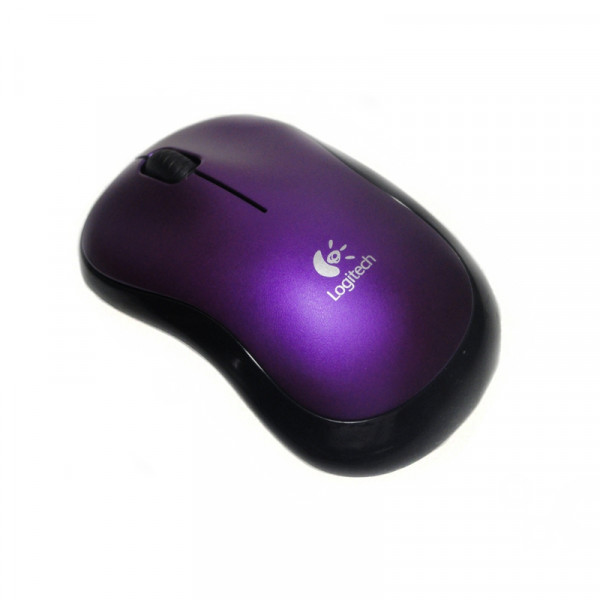  Logitech M185 Wireless Mouse Vivid Violet Refurbished