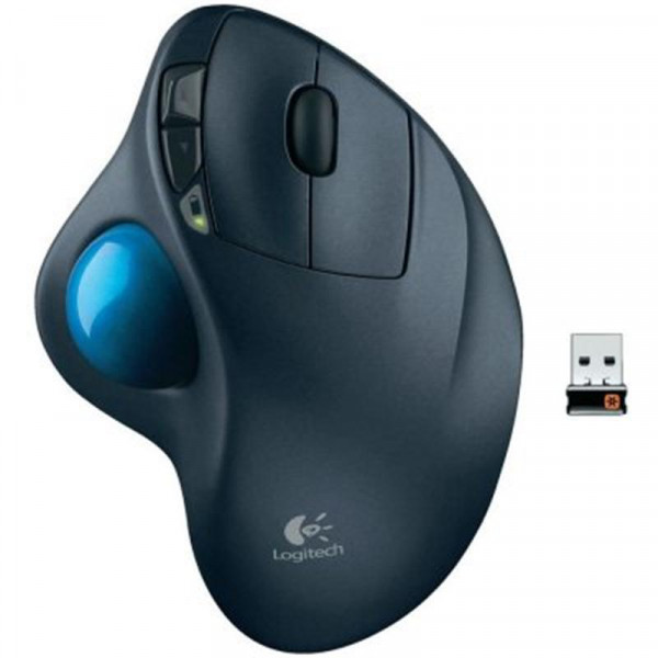  Logitech M570 Trackball Silver/Blue (910-001799)