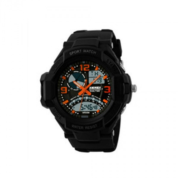  Skmei 1017 Black-Orange (1017BKOR)