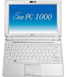 Asus Eee PC 1000H White (EEEPC1000H-WHI112X)