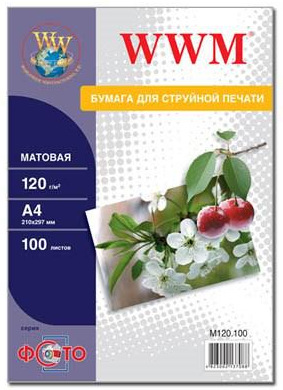  WWM  120g/m, 100, A4 (M120.100)