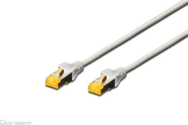 - Digitus Cat 6a S-FTP 0,5  AWG 26/7 grey