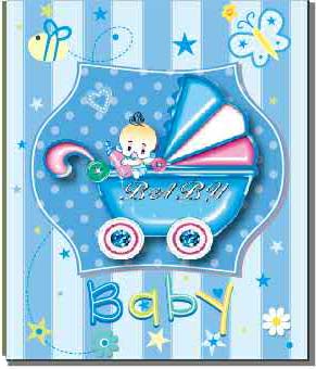  EVG 30sheet S29x32 Baby car blue