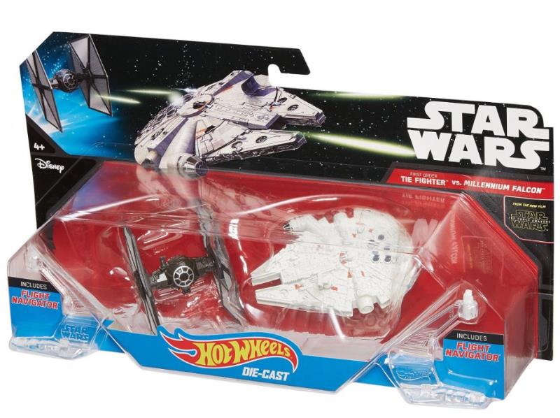   Hot Wheels Star Wars  The Fighter vs Millennium Falcon (CGW90-1)