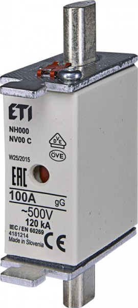  ETI NH-00C/gG 100A 500V (4181214)