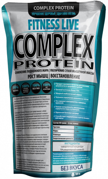  Fitness Live Complex Protein 900   (5502945723471)