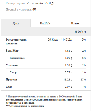  Prozis 100% Real Whey Protein 1000 g Vanilla