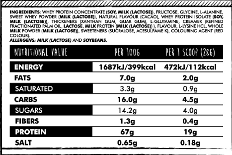  Take a Whey Blend 0.907 g banana