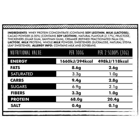  Take a Whey Protein 0.750 g jaffa cake