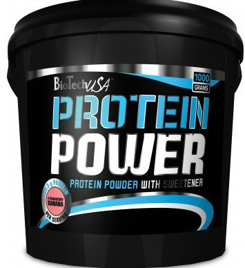  BioTech Protein Power 1000g strawberries-banana