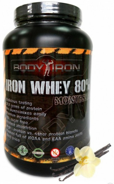  BodyIron Nutrition Iron Whey Builder 80% 900 Vanilla