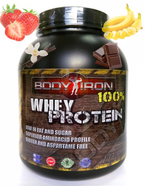  BodyIron Nutrition Whey Protein 100% 2270 Vanilla