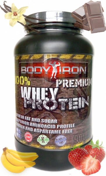  BodyIron Nutrition Whey Protein 100% 900 Banana