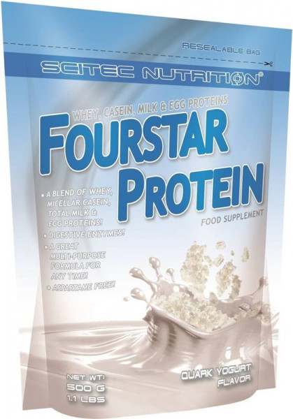  Scitec Nutrition Fourstar Protein 500g milk quark youghurt