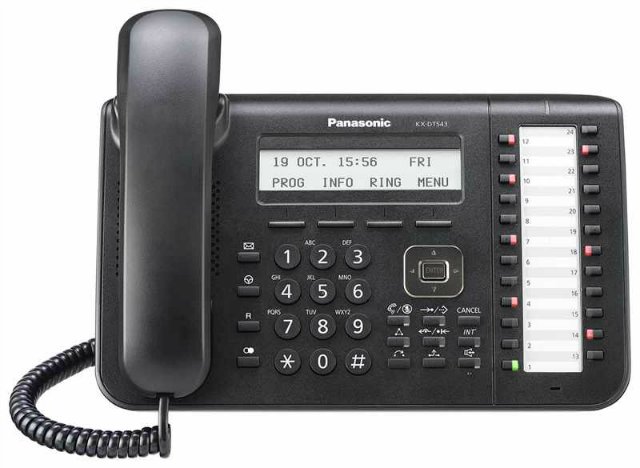   Panasonic KX-DT546RU Black ()   Panasonic