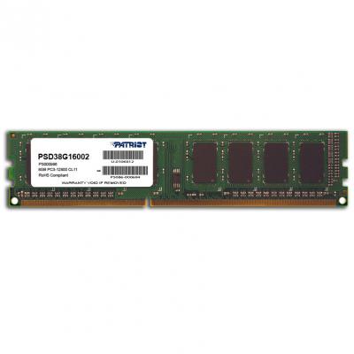  ' Patriot DDR3 8GB 1600MHz (PSD38G16002)