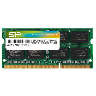   Silicon Power SoDIMM DDR3L-1600 8192MB PC3-12800 (SP008GLSTU160N02)