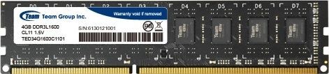  ' Team Elite DDR3 4Gb 1333MHz (TED34G1333C901)