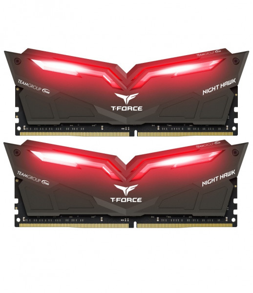   Team DDR4 2x8GB/3200 T-Force Night Hawk Red LED (THRD416G3200HC16CDC01)