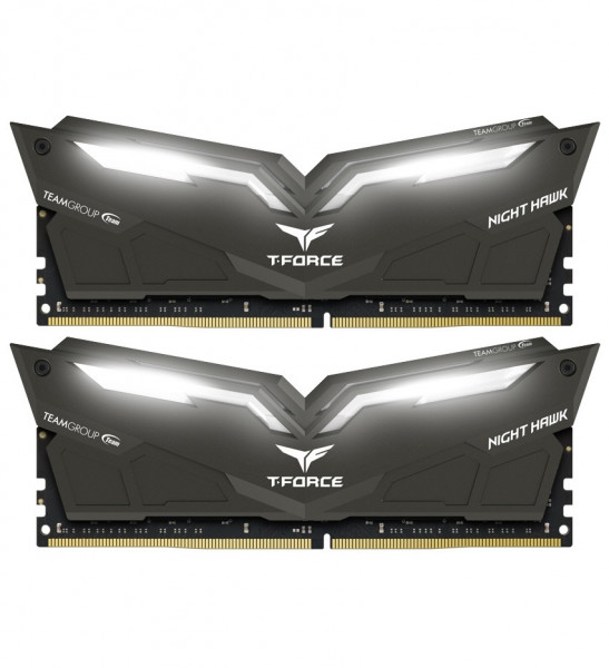   Team DDR4 2x8GB/3000 T-Force Night Hawk White LED (THWD416G3000HC16CDC01)