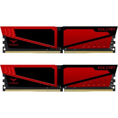   Team DDR4 2x8GB/2400 T-Force Vulcan Red (TLRED416G2400HC14DC01)