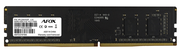   Afox DDR4 4Gb 2133Mhz Original Micron Chipset