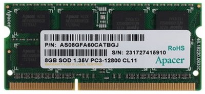   Apacer DDR3 8Gb 1600Mhz (DV.08G2K.KAM)