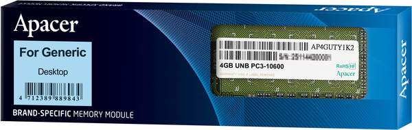  Apacer DDR3 4GB 1333Mhz  (DL.04G2J.K9M)