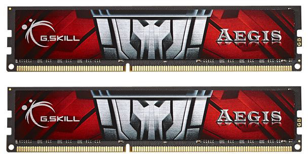  G.Skill DDR3 8GB (2x4GB) 1600Mhz (F3-1600C11D-8GIS) Aegis series