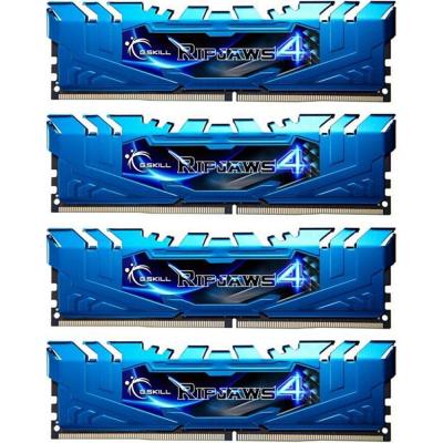   G.Skill DDR4 32GB (4x8GB) 2666MHz Ripjaws4 Blue (F4-2666C16Q-32GRB)