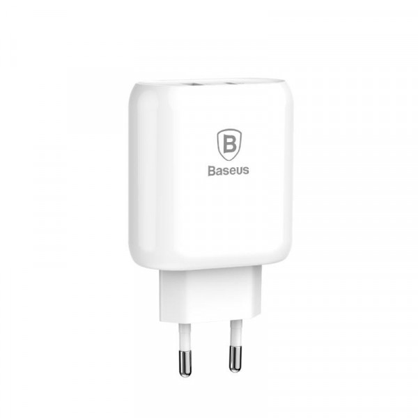   Baseus USB Wall Charger Bojure Series USB-C Quick charge 32W White with USB-C to Lightning Cable (TZTUN-BJ02)