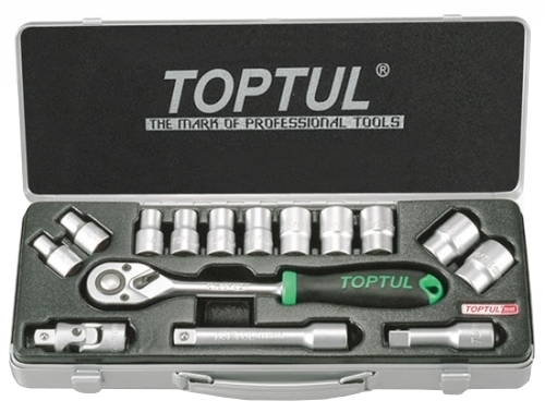   Toptul 1/2" 15. (6-.) (GCAD1502)