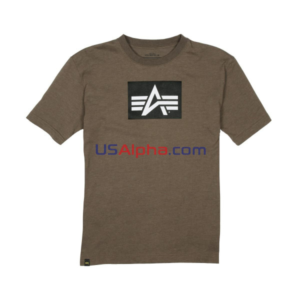  Alpha Industries Logo Block Tee S 