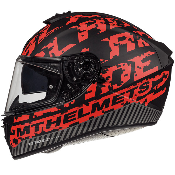  MT Helmets BLADE 2 SV CHECK Matt Red XL