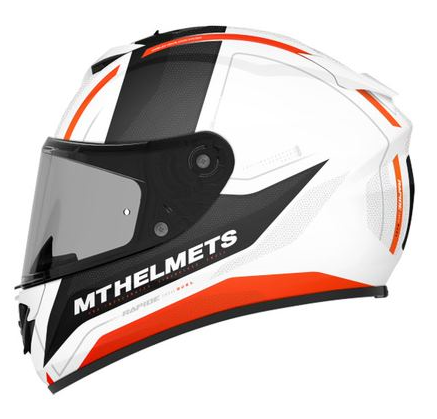  MT Helmets RAPIDE Duel Gloss Pearl Fluo Orange 3XL