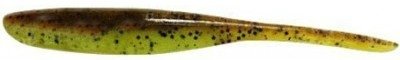   Keitech Shad Impact 3'' 401 Green Pumpkin/Chartreuse