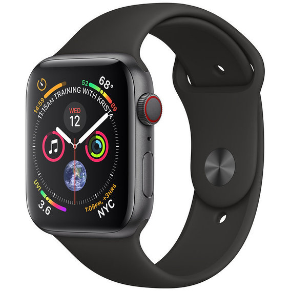 - Apple Watch Series 4 GPS + LTE 44mm Gray Alum (MTUW2/MTVU2)