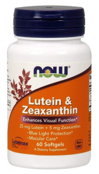   NOW Lutein  Zeaxanthin 60  (4384301215)