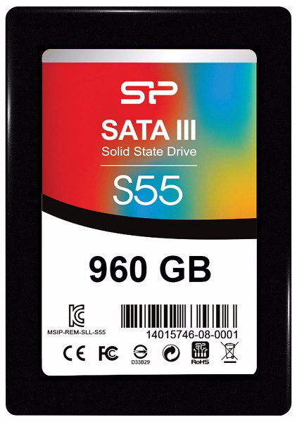 SSD  Silicon Power 2.5 S55 960GB SATA (SP960GBSS3S55S25)