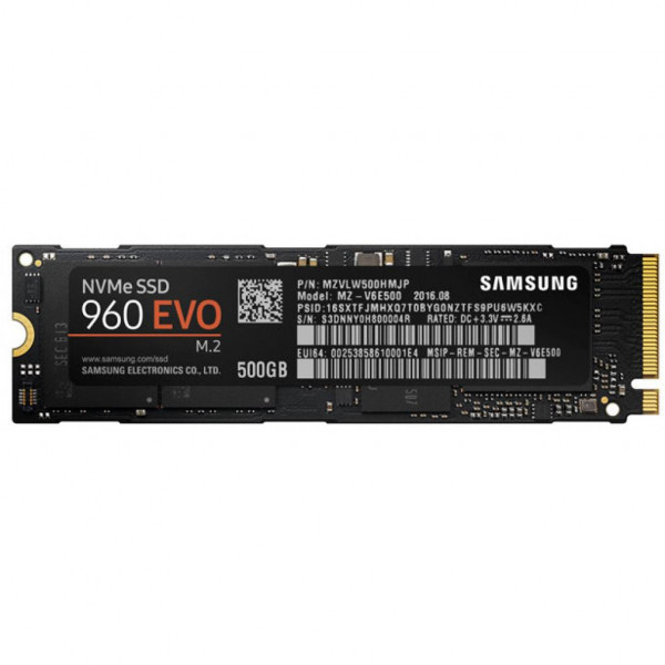 SSD  Samsung 500GB 960 Evo (MZ-V6E500BW)